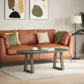 Pieds de table à manger en forme de V 2 pcs acier naturel acier