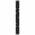 Pieds de table à manger forme V 2 pcs noir 60x(30-31,3)cm acier
