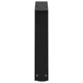 Pieds de table à manger forme V 2 pcs noir 40x(30-31,3)cm acier