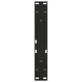 Pieds de table à manger forme V 2 pcs noir 40x(30-31,3)cm acier
