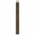 Pieds de table à manger forme de U 2 pcs 90x(72-73,3) cm acier