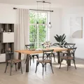 Pieds de table basse acier naturel 4 pcs 72 cm acier