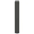 Pieds de table à manger en forme de V 2 pcs anthracite acier