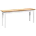 Banc 110 cm bois massif caoutchouc