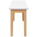 Banc 110 cm bois massif caoutchouc
