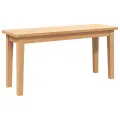 Banc 90 cm bois massif caoutchouc