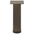 Pieds de table basse acier naturel 4 pcs 30-32 cm acier