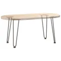 Pieds de table en forme d'épingle à cheveux 42 cm acier massif