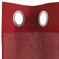 Rideaux en voile avec œillets 2 pcs rouge bordeaux