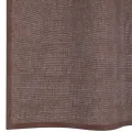 Rideaux en voile avec passe-tringles 2 pcs marron