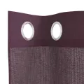 Rideaux en voile avec œillets 2 pcs violet 140x225 cm