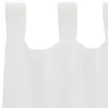Rideaux en voile avec passe-tringles 2 pcs blanc