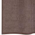 Rideaux en voile avec œillets 2 pcs marron 140x140 cm