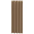 Rideaux en voile avec œillets 2 pcs marron clair