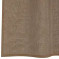 Rideaux en voile avec œillets 2 pcs marron clair