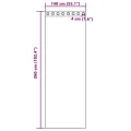 Rideaux en voile avec œillets 2 pcs marron clair