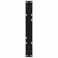 Pieds de table basse 2 pcs noir 60x(30-31,3) cm acier