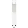 Pieds de table basse 2 pcs blanc 40x(30-31,3) cm acier