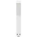 Pieds de table basse 2 pcs blanc 28x(42-43,3) cm acier