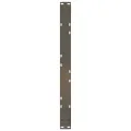 Pieds de table basse 2 pcs acier naturel 70x(30-31,3) cm acier