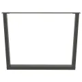 Pieds de table à manger forme de V 3 pcs 100x(72-73,3) cm acier