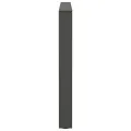 Pieds de table à manger forme de V 3 pcs 100x(72-73,3) cm acier