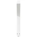 Pieds de table à manger 2 pcs blanc 90x(72-73,3) cm acier