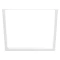 Pieds de table à manger forme de V 2 pcs blanc 100x(72-73,3) cm
