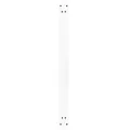 Pieds de table à manger forme de V 2 pcs blanc 100x(72-73,3) cm