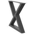 Pieds de table basse 2 pcs anthracite 60x(42-43,3) cm