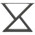 Pieds de table basse 2 pcs anthracite 60x(42-43,3) cm