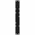 Pieds de table basse 2 pcs noir 50x(42-43,3) cm acier