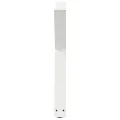 Pieds de table à manger 2pcs blanc 70x(72-73,3)cm acier