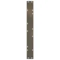 Pieds de table à manger 2pcs acier naturel 80x(72-73,3)cm acier