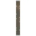 Pieds de table à manger 2pcs acier naturel acier 70x(72-73,3)cm
