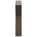 Pieds de table basse 2 pcs acier naturel 40x(30-31,3) cm acier