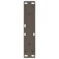 Pieds de table basse 2 pcs acier naturel 40x(30-31,3) cm acier