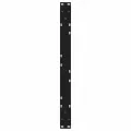 Pieds de table basse 2 pcs noir 70x(42-43,3) cm acier