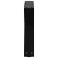Pieds de table basse 2 pcs noir 30x(30-31,3) cm acier