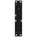 Pieds de table basse 2 pcs noir 30x(30-31,3) cm acier