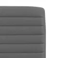 Chaises à manger lot de 2 gris foncé tissu