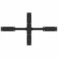 Pied de table basse forme d'araignée noir 98x58x(42-43) cm