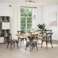 Pied de table à manger forme d'araignée 85x85x(72-73) cm