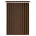 Abri de stockage pour jardin Marron 204x132x186 cm Acier