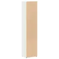 Armoires à CD 2 pcs Blanc 21x16x93,5 cm Aggloméré