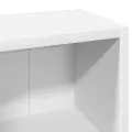 Armoires à CD 2 pcs Blanc 21x16x93,5 cm Aggloméré