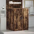 Meuble pour machine à laver Chêne fumé 71x71,5x91,5 cm