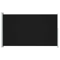 Auvent latéral rétractable de patio 220x300 cm Noir