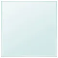 Dessus de table carré en verre trempé 800 x 800 mm