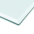 Dessus de table carré en verre trempé 800 x 800 mm